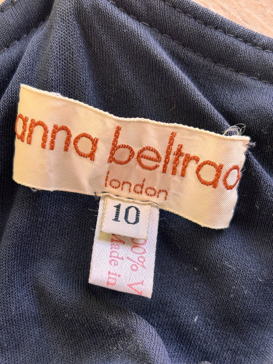 1970s Anna Beltrao Black Maxi Slip Dress - I'd Wear That
