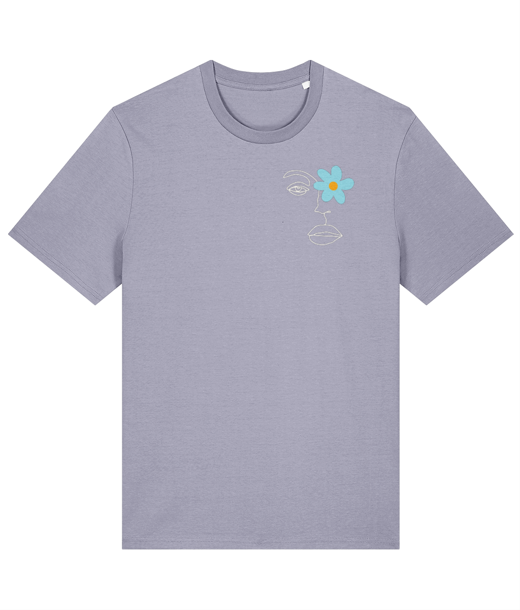 Minimalist Flower Face T-Shirt