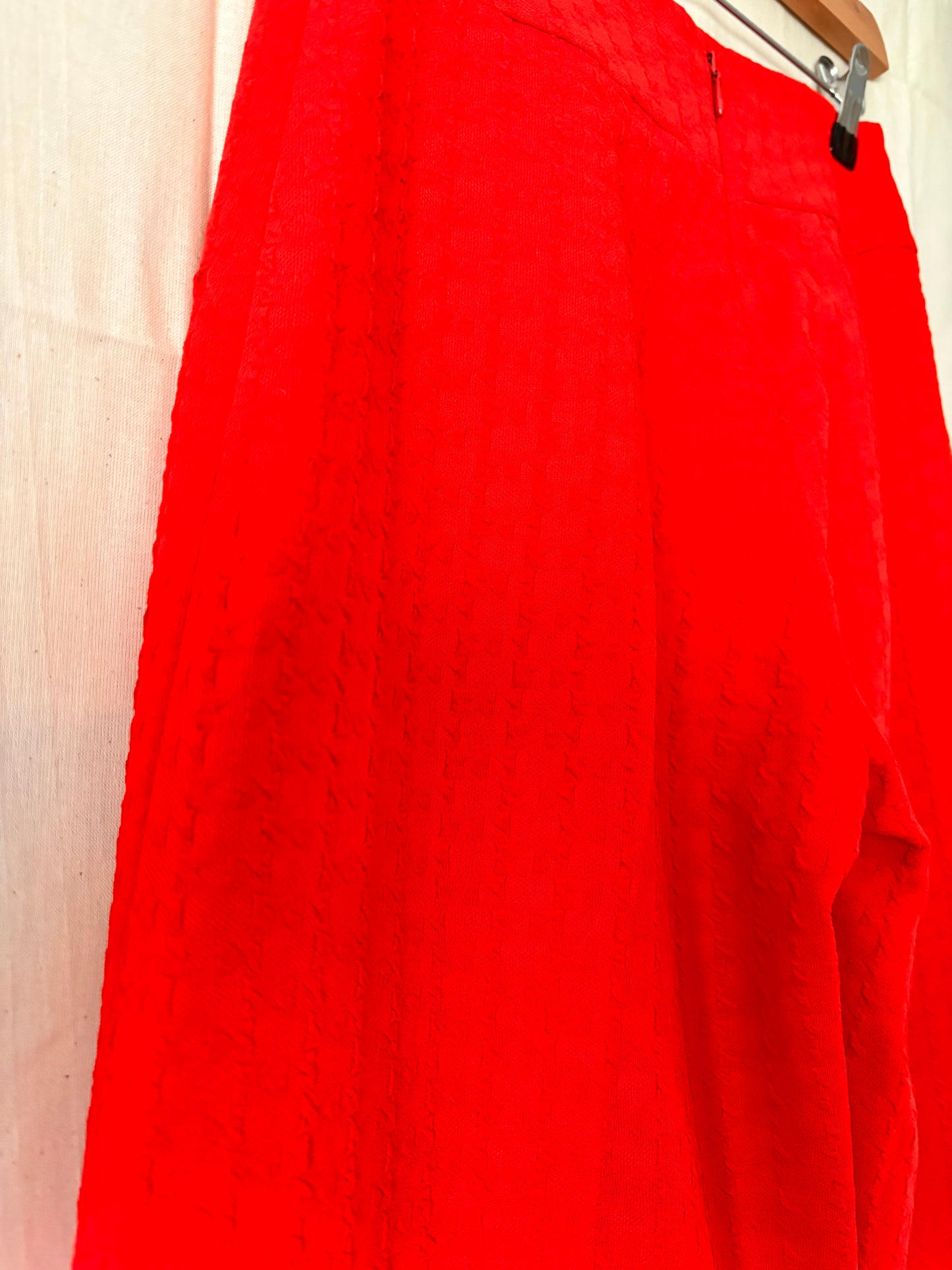 Vintage 60s/70s Red High-Waisted Flares