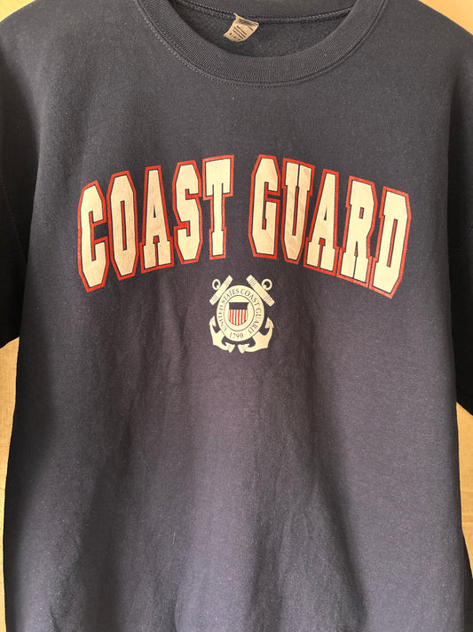 Vintage Navy Blue Coastguard Sweatshirt