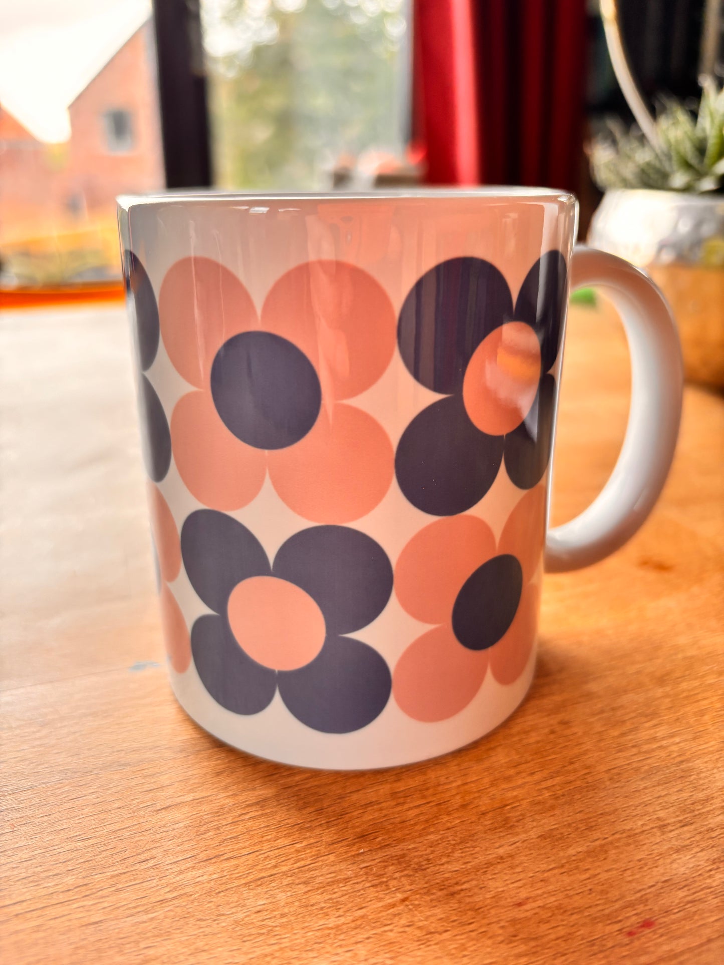 11oz Mug | Blue & Pink Flower Pop