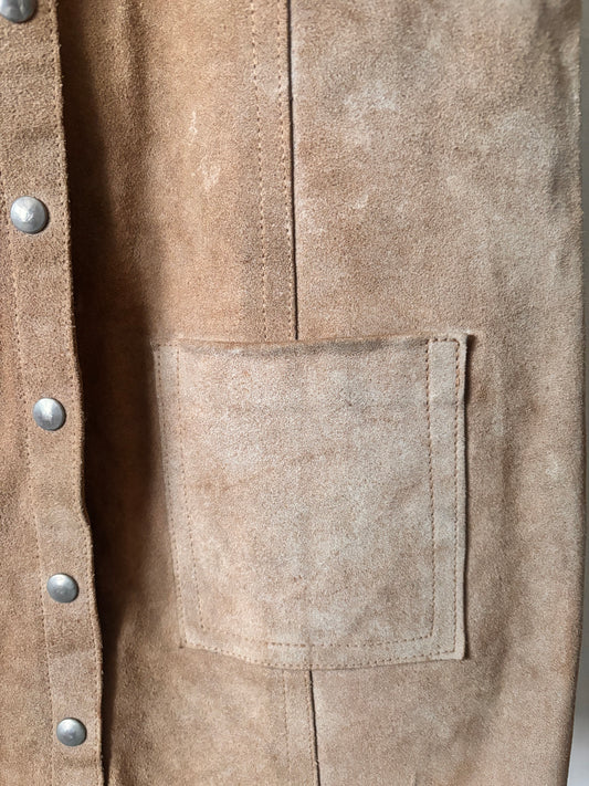 Vintage 1970s Suede Waistcoat – Morel London