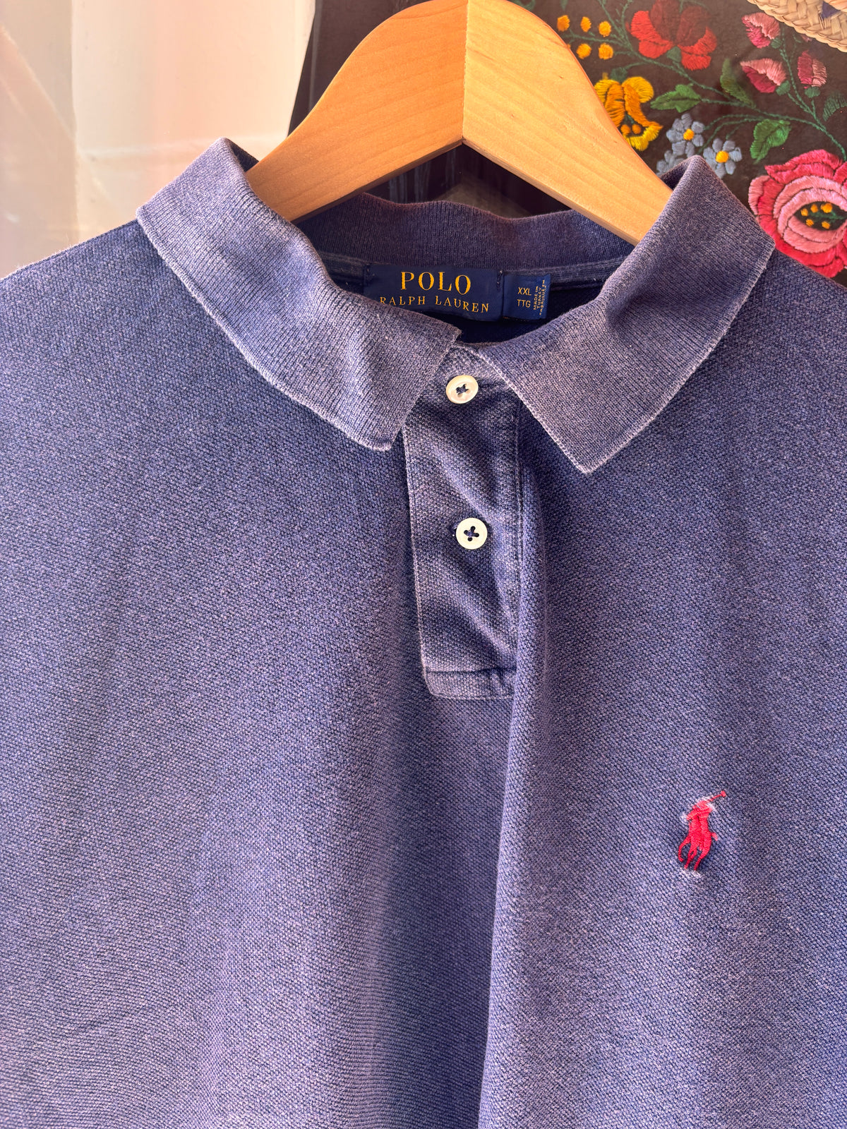 Polo Ralph Lauren Navy Cotton Polo Shirt – XXL
