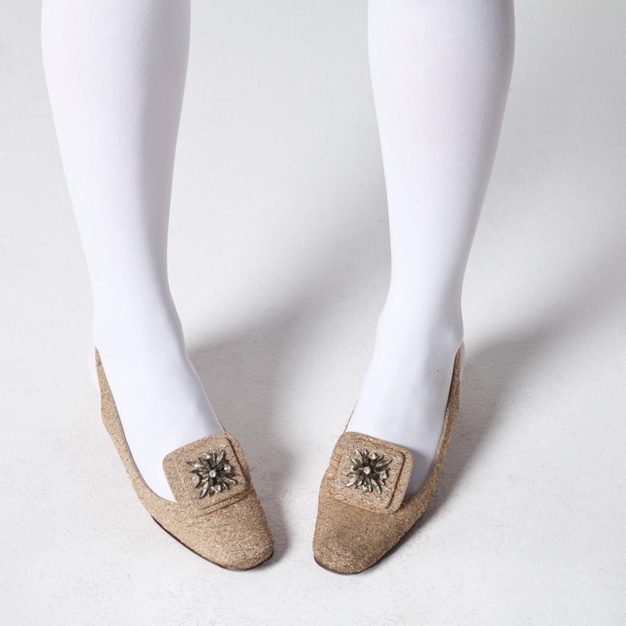 Vintage 1960s Gold Lame Bally International Heels