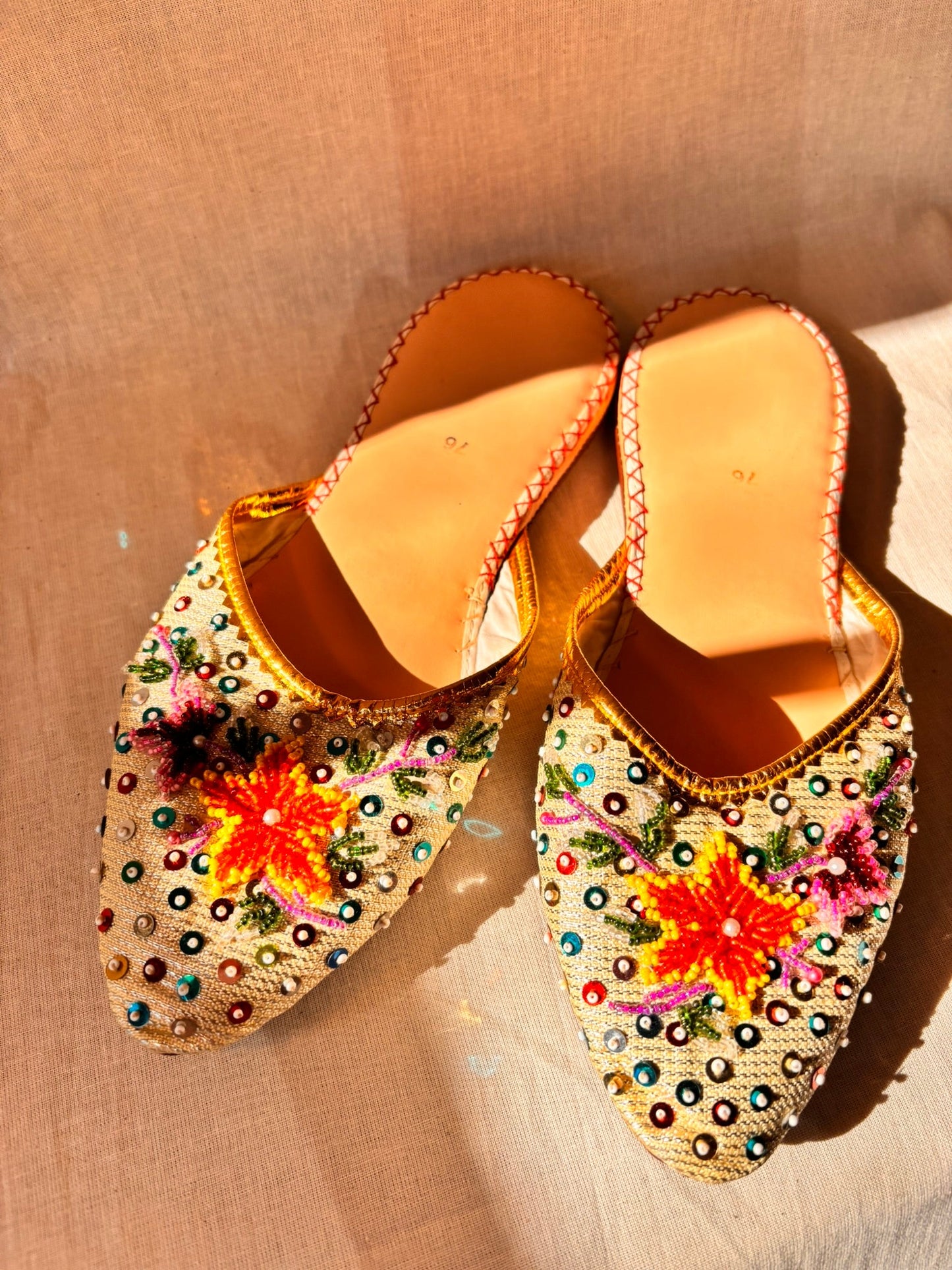 Vintage Beaded Chinese Slipper Mules | Never Worn - I'd Wear That