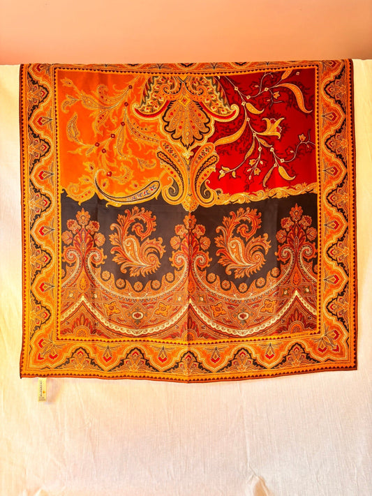 Vintage Liz Claiborne Silk Scarf – Paisley Print (80cm) - I'd Wear That
