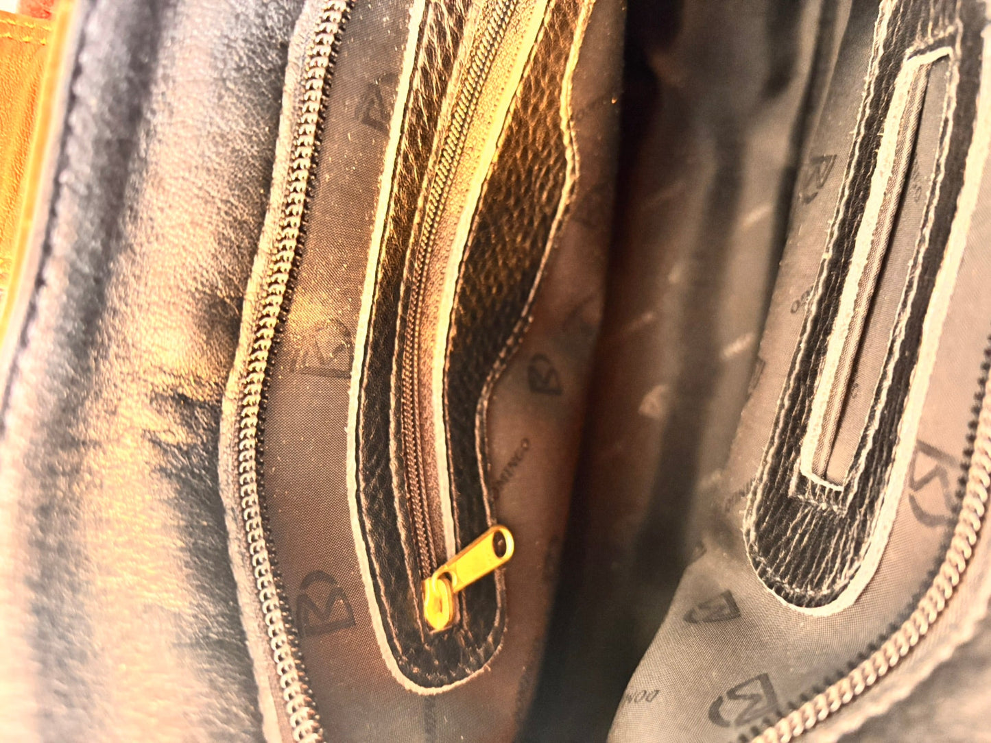 Vintage Spanish Leather Kelly Style Handbag | Black & Tan Leather Bag - I'd Wear That