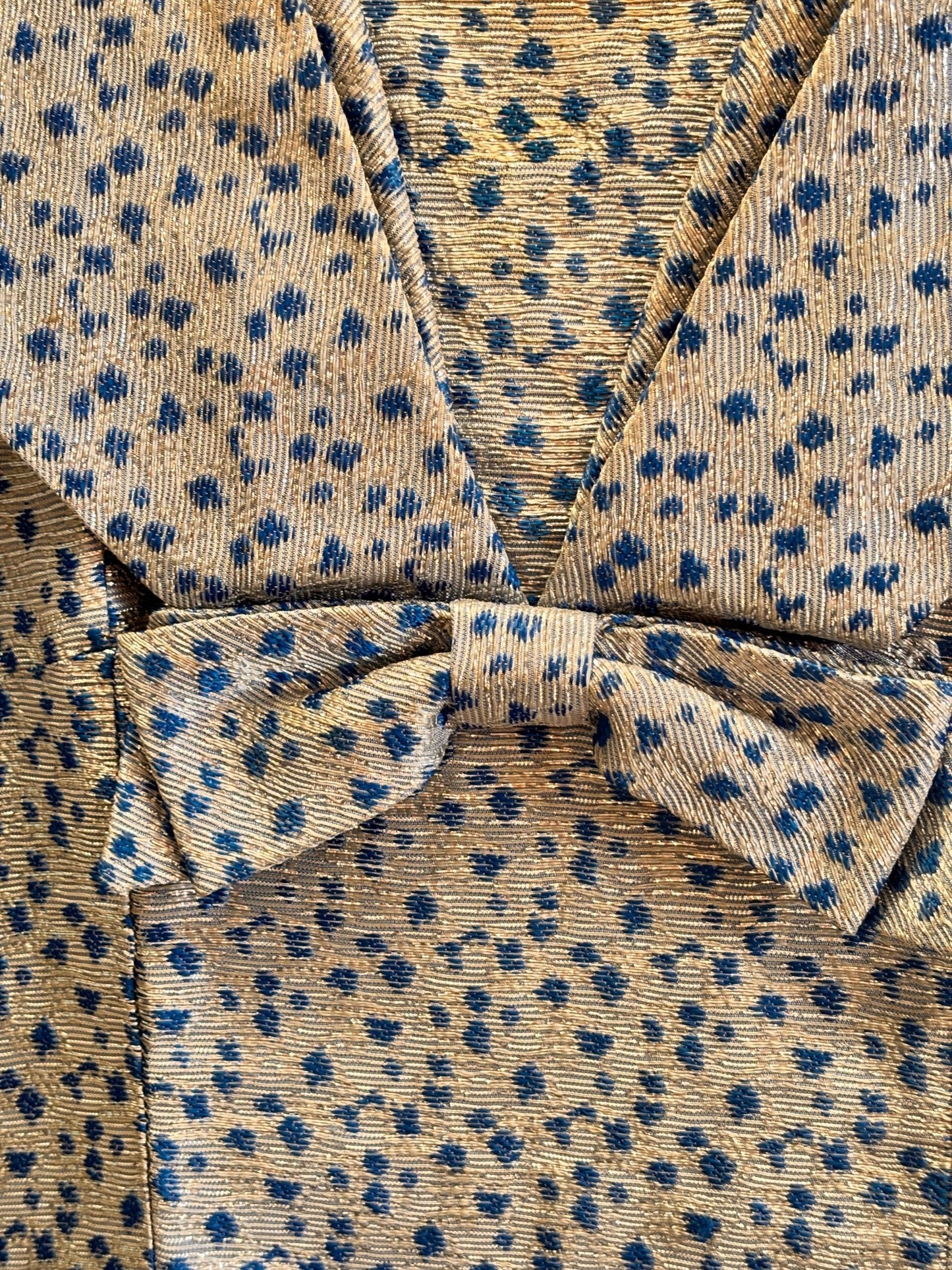 1960s Lamé Cocktail Dress with Bow Detail - I'd Wear That
