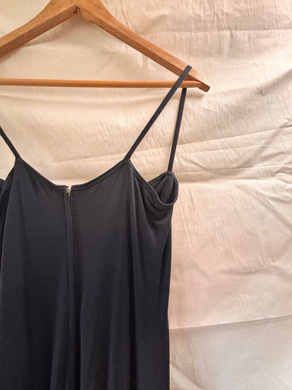 1970s Anna Beltrao Black Maxi Slip Dress - I'd Wear That