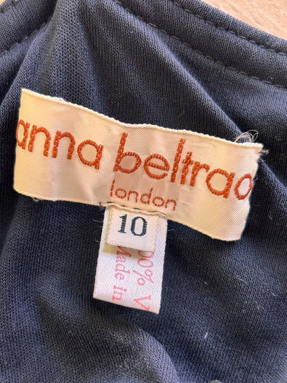 1970s Anna Beltrao Black Maxi Slip Dress - I'd Wear That