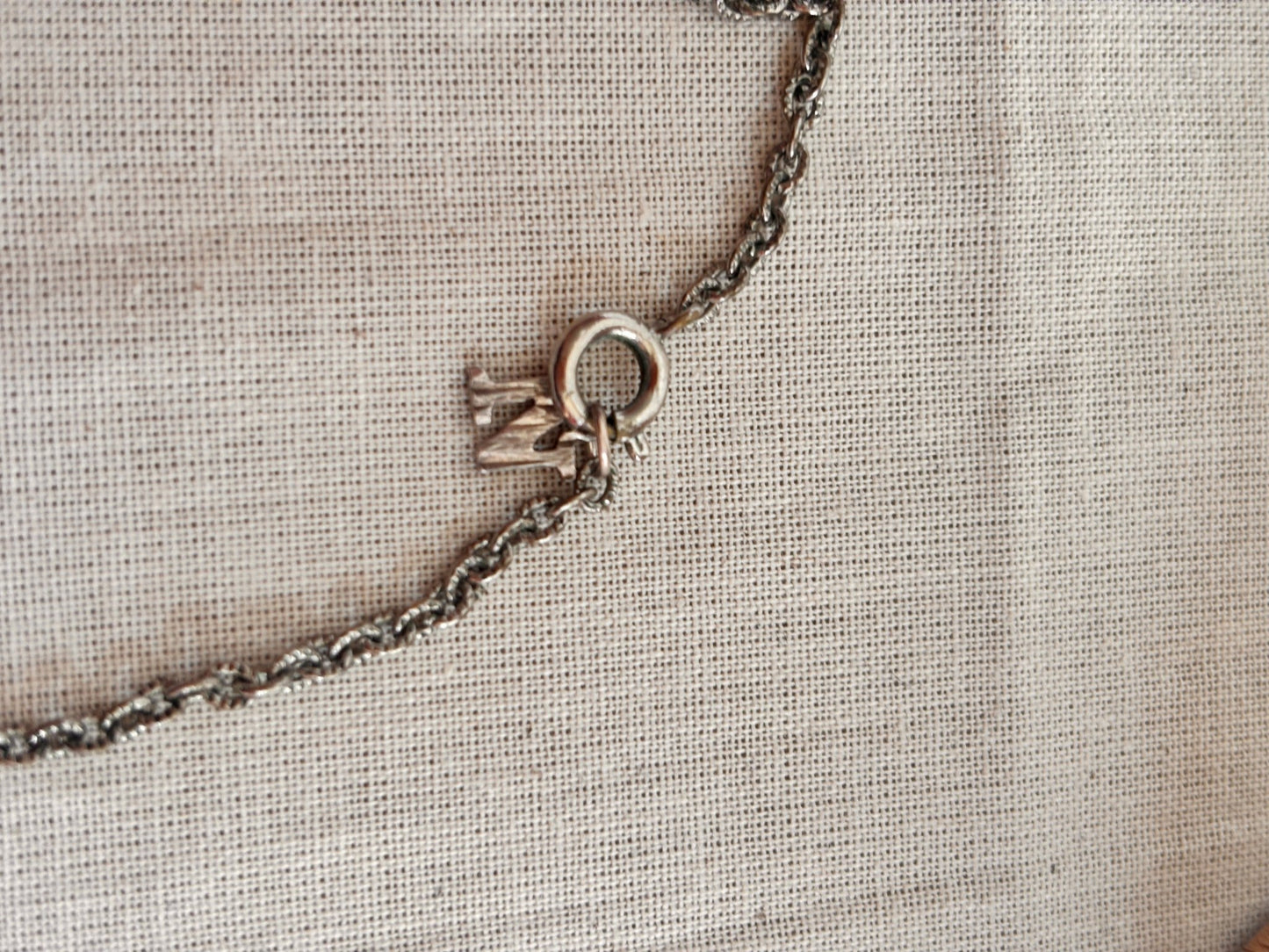 1970s Edelweiss Silver Filigree Pendant Necklace - I'd Wear That