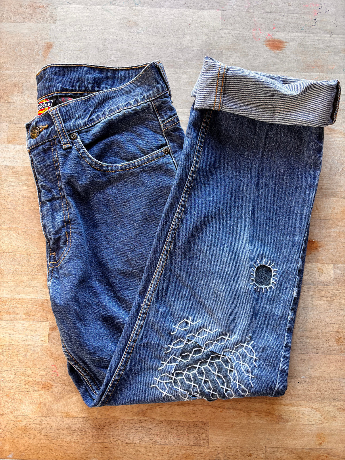 Gilet vintage en laine brodée SGDN – Style bohème western