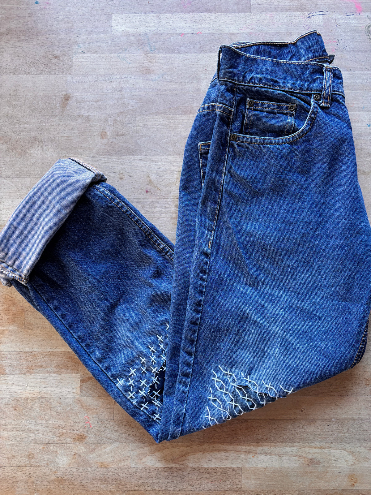Gilet vintage en laine brodée SGDN – Style bohème western