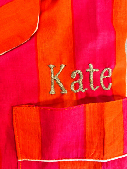 Broderie personnalisée avec nom ou initiales