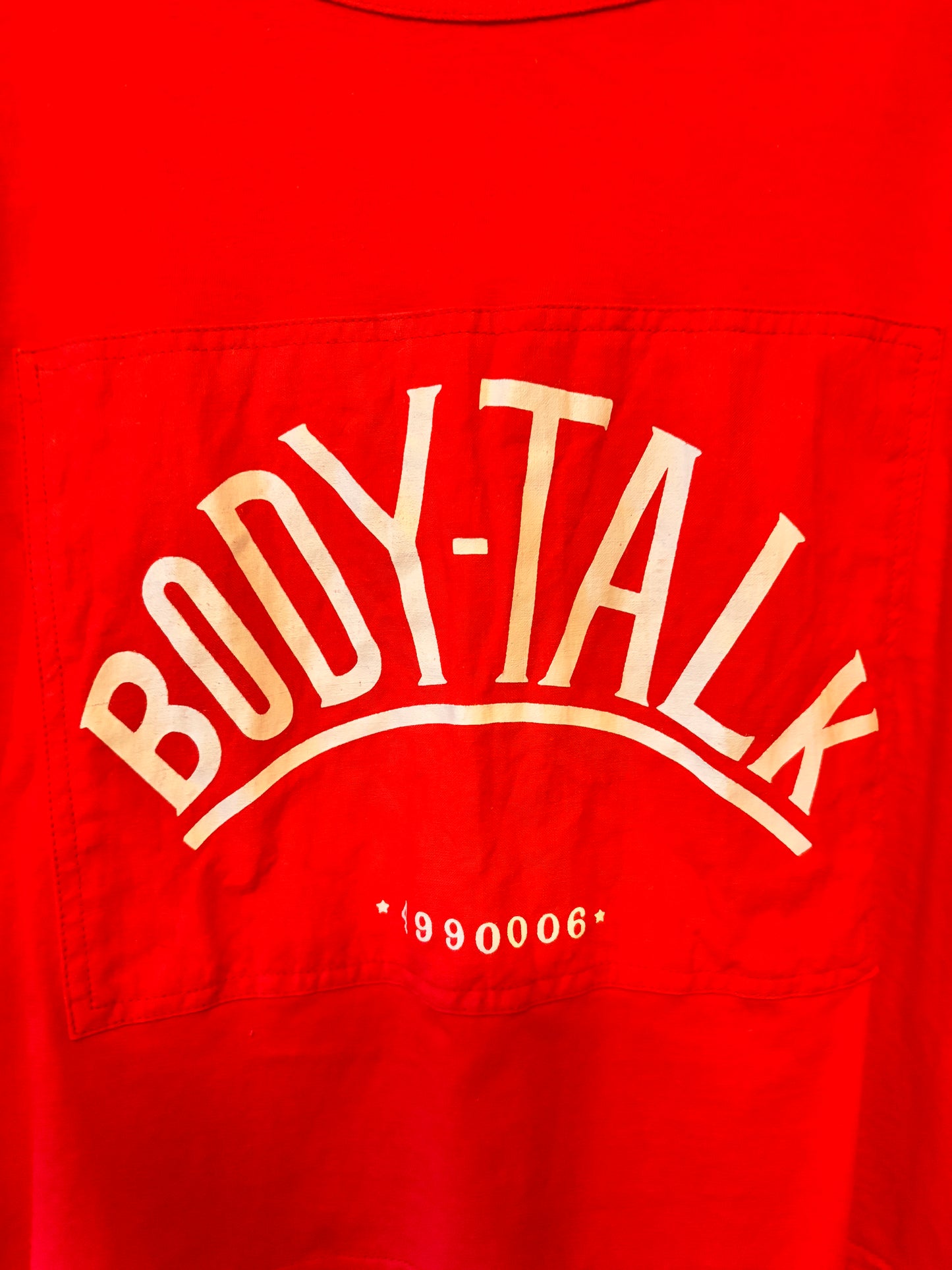 Vintage Clockhouse “Body Talk” Cropped Boxy Tee