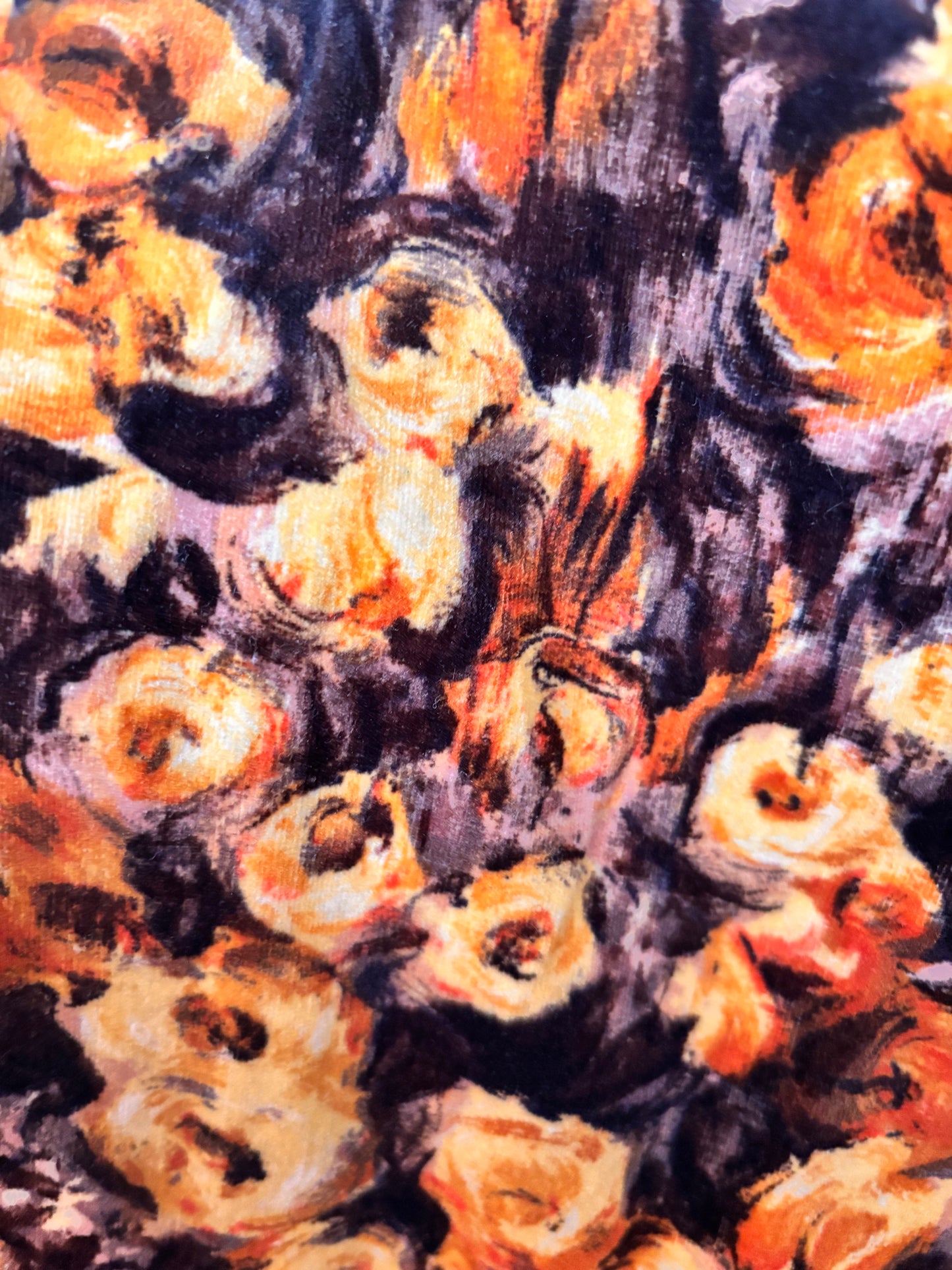 Vintage 1960s Alan Gay Floral Midi Skirt