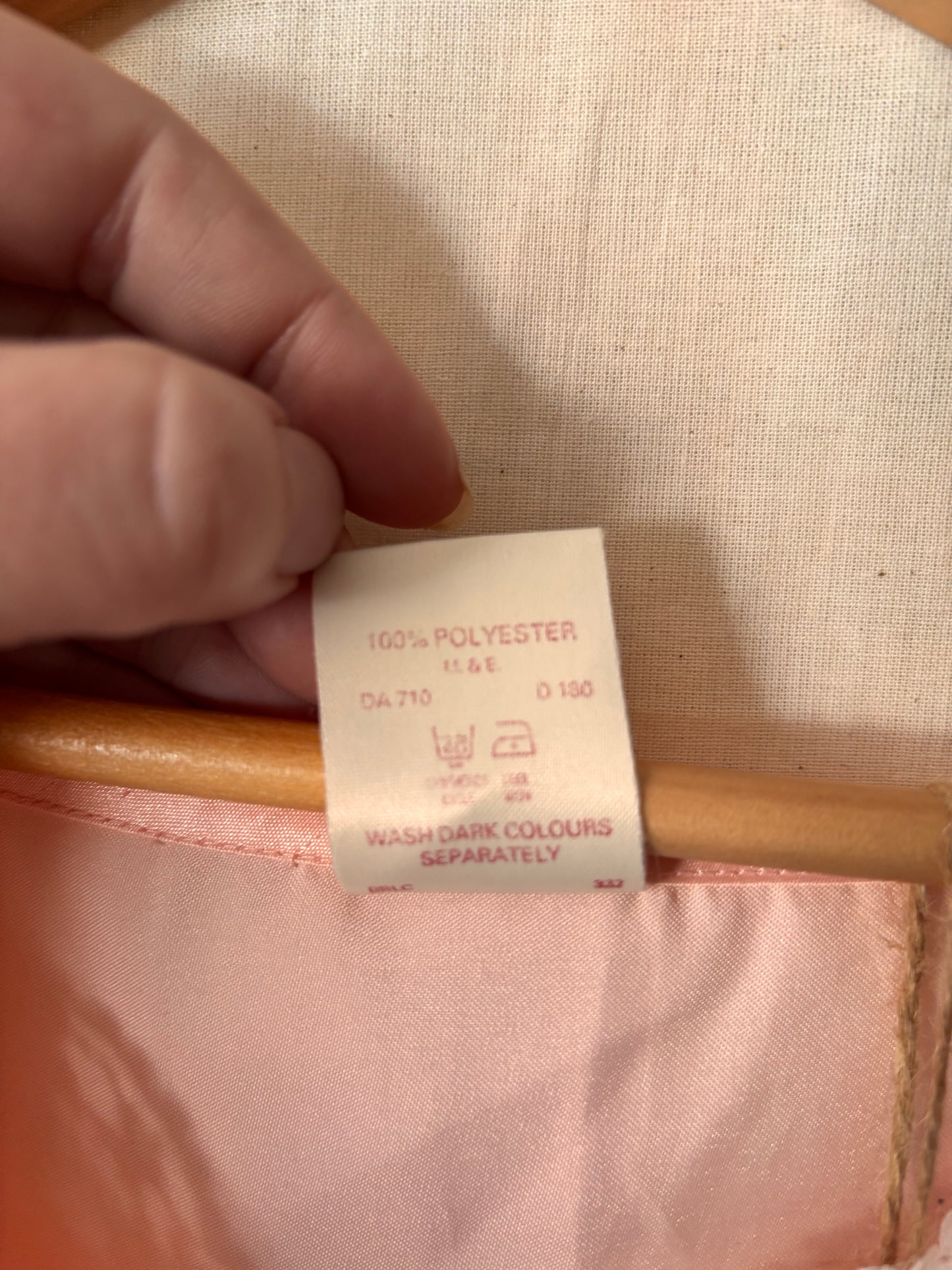 Vintage Pink Lace Trim Lounge Set – 70s/80s