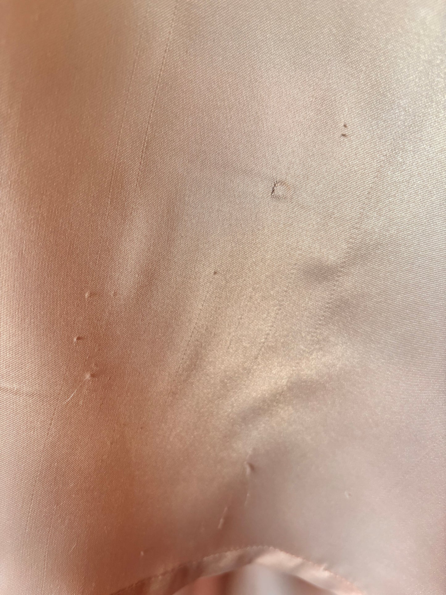 Vintage Pink Lace Trim Lounge Set – 70s/80s