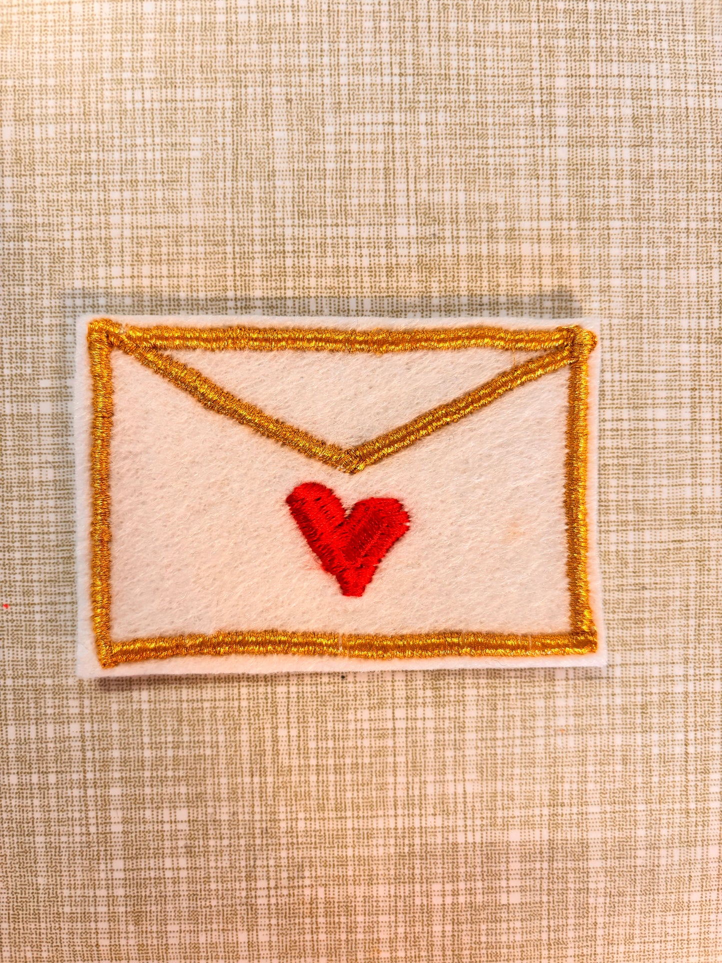 Love Letter Iron-On Embroidery Patch