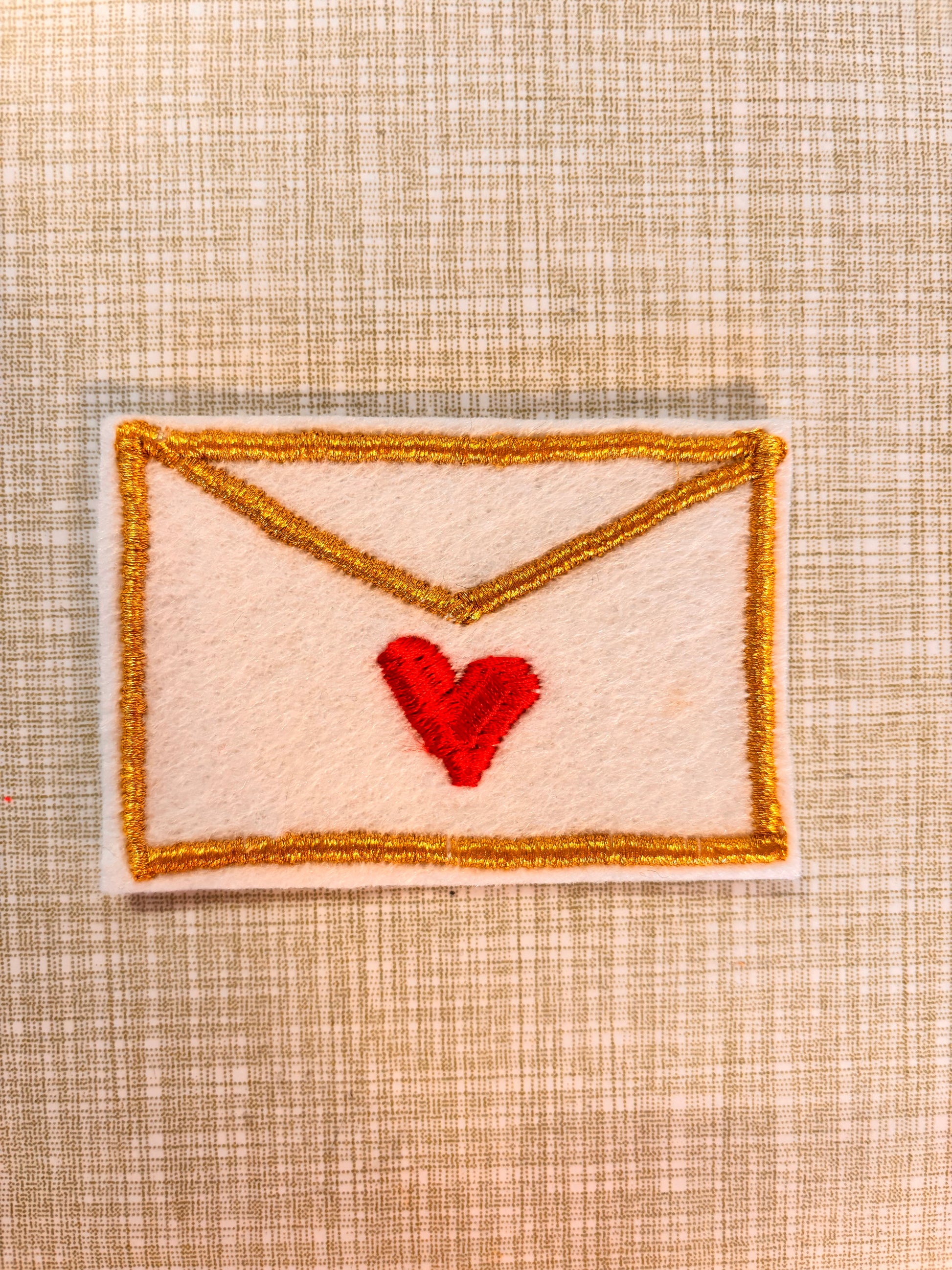 Love Letter Iron-On Embroidery Patch