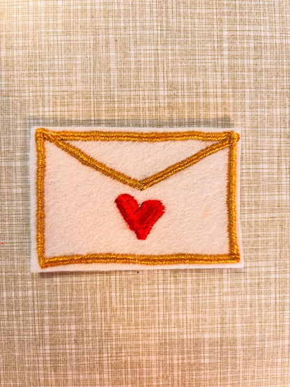 Love Letter Iron-On Embroidery Patch