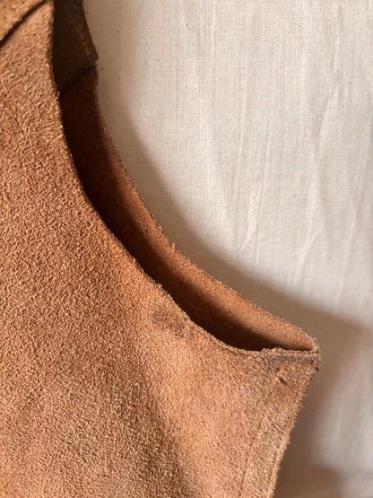 Gilet vintage en laine brodée SGDN – Style bohème western