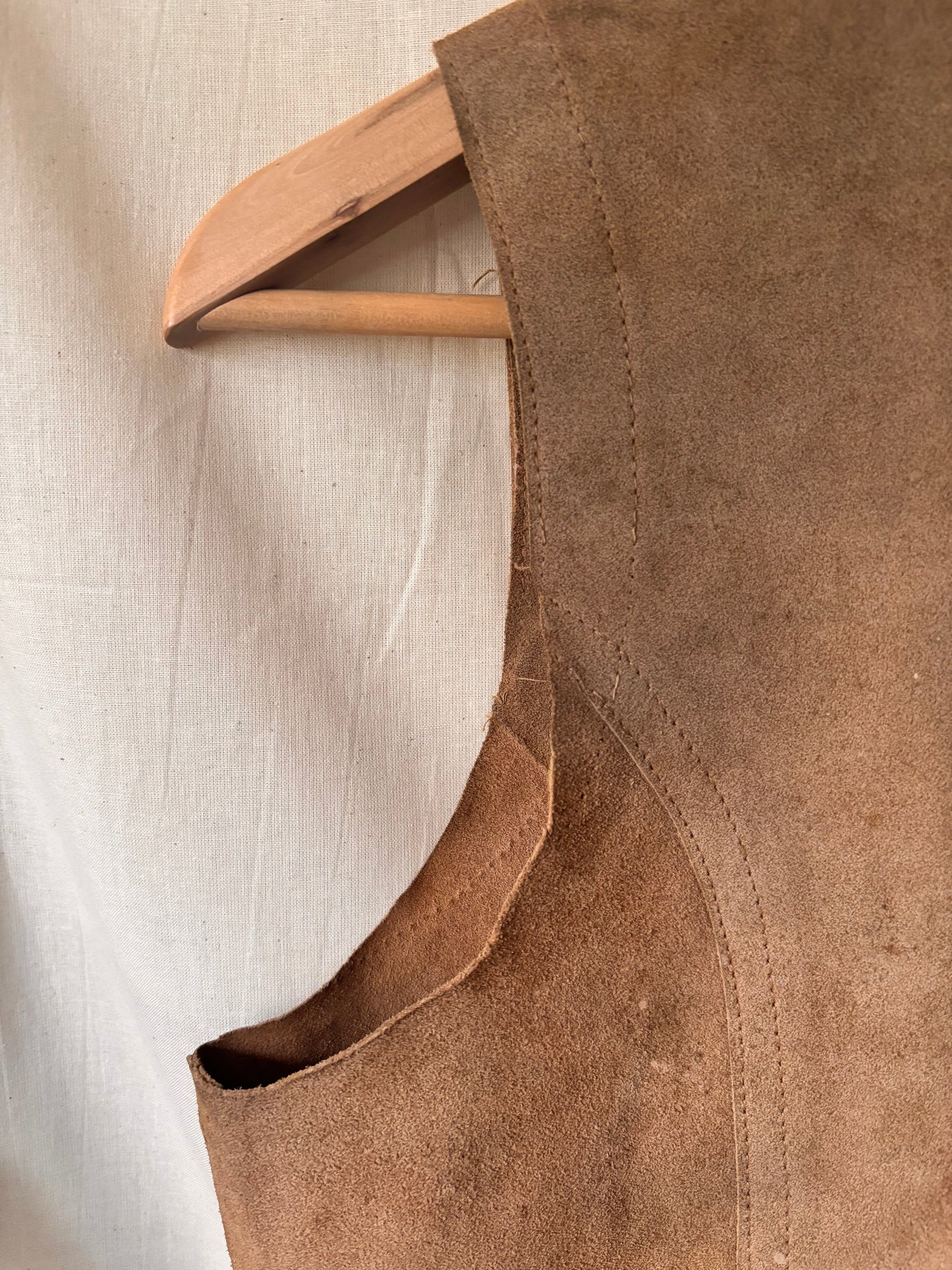 Gilet vintage en laine brodée SGDN – Style bohème western
