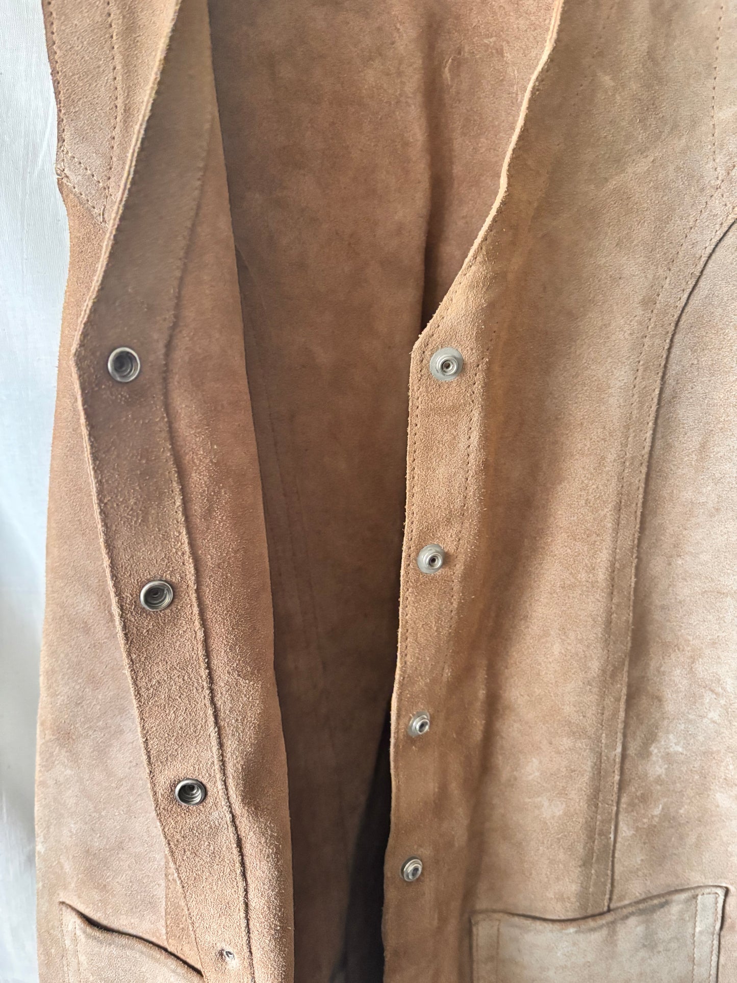 Gilet vintage en laine brodée SGDN – Style bohème western