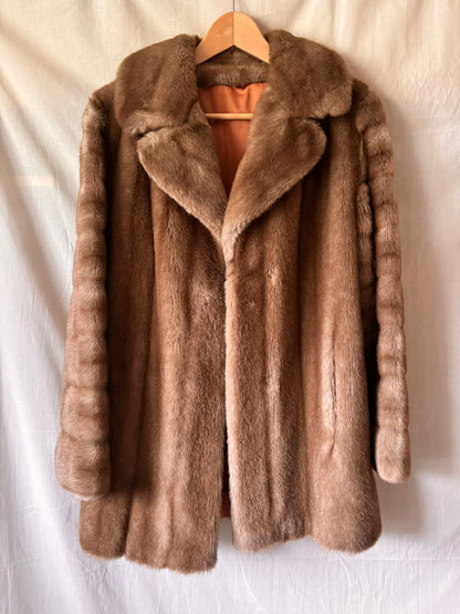 Veste bomber en daim noir et beige Avalanche