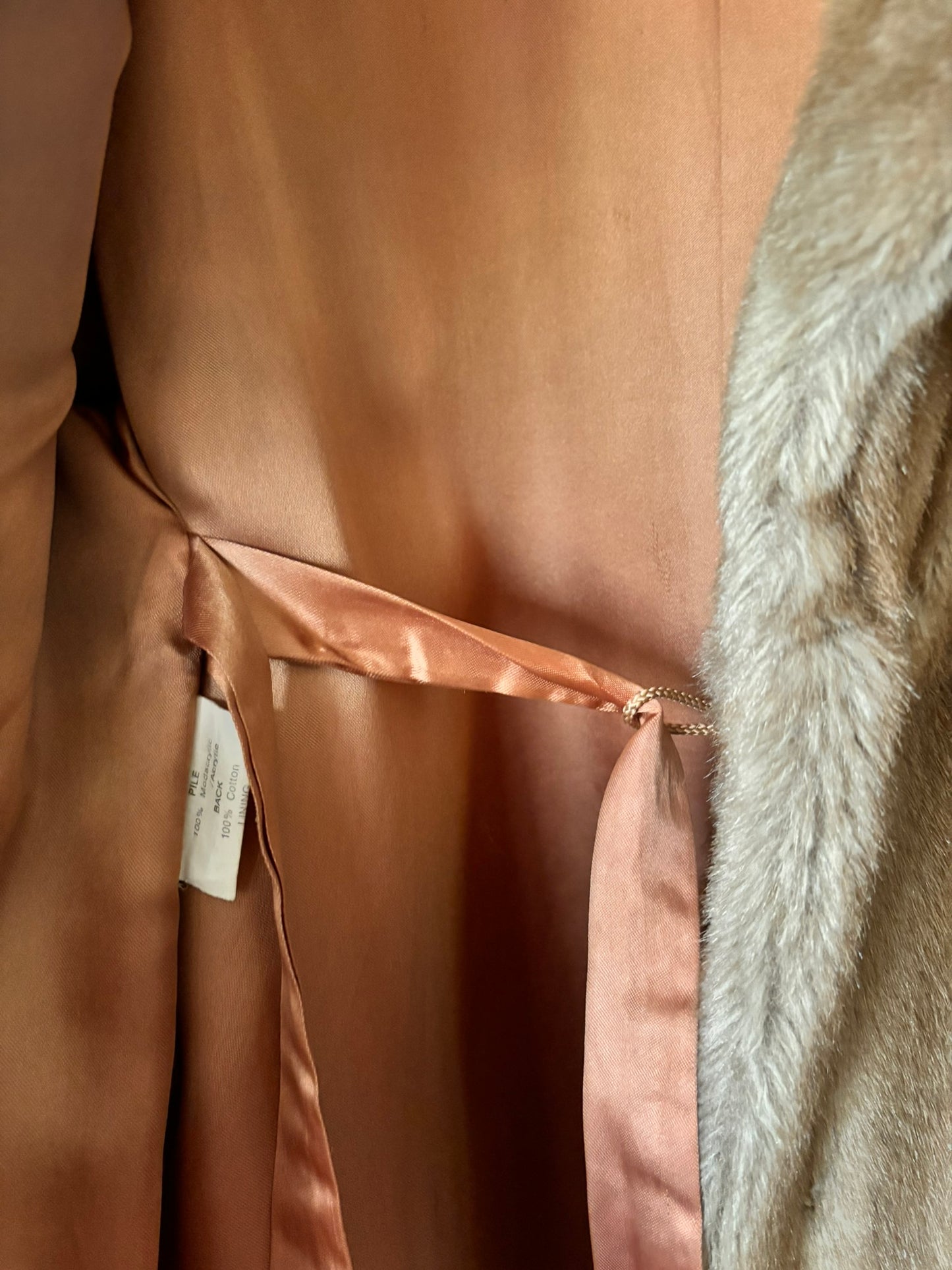 Veste bomber en daim noir et beige Avalanche
