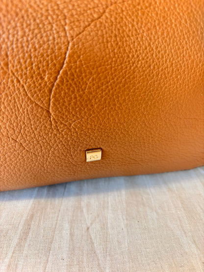 Vintage Purificación García Leather Shoulder Bag & Matching Wallet – Tan | Spanish Designer