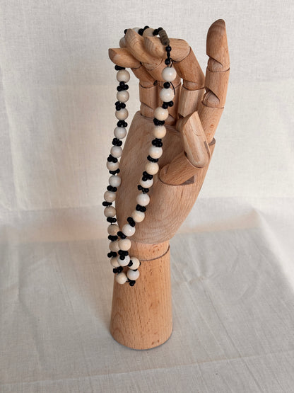 Vintage Wooden Bead Necklace