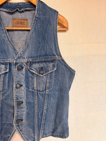 Gilet vintage en laine brodée SGDN – Style bohème western
