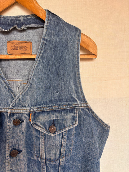 Gilet vintage en laine brodée SGDN – Style bohème western