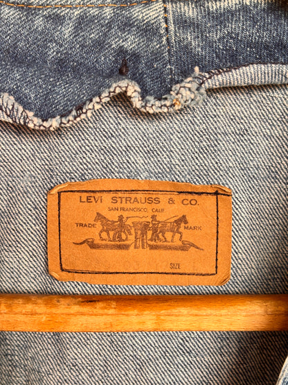Gilet vintage en laine brodée SGDN – Style bohème western