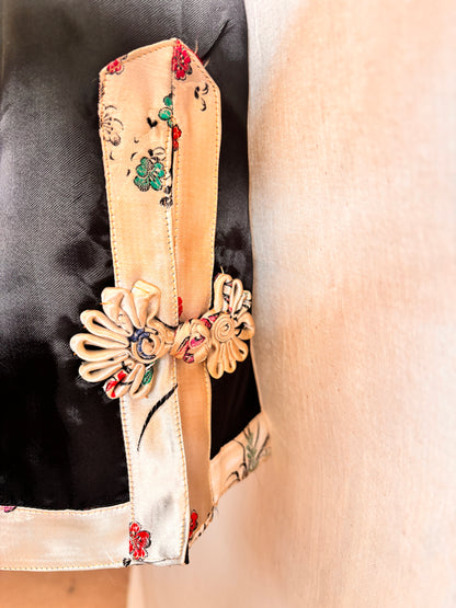 Vintage 1960s Chinese Satin Lounge Set