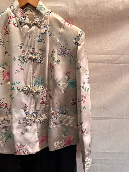 Vintage 1960s Chinese Satin Lounge Set