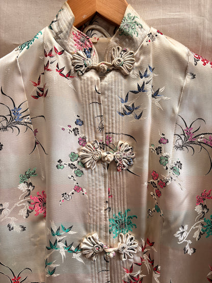 Vintage 1960s Chinese Satin Lounge Set