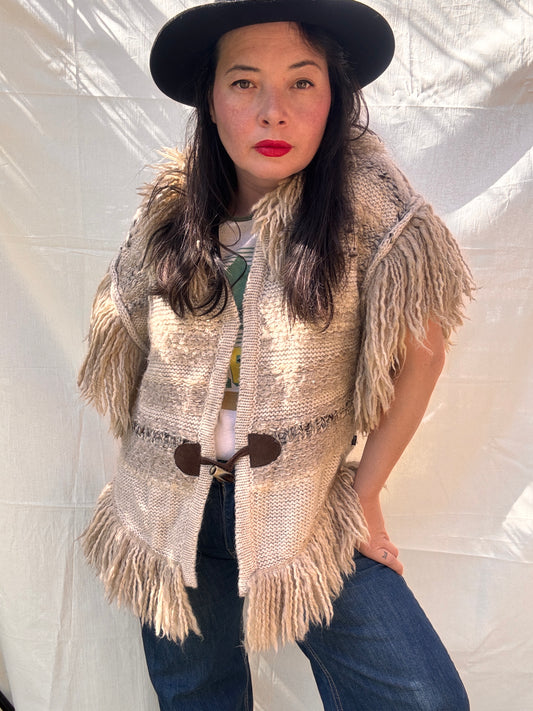 Vintage Just Cavalli Sleeveless Knit Cardigan
