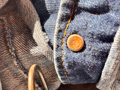 Gilet vintage en laine brodée SGDN – Style bohème western