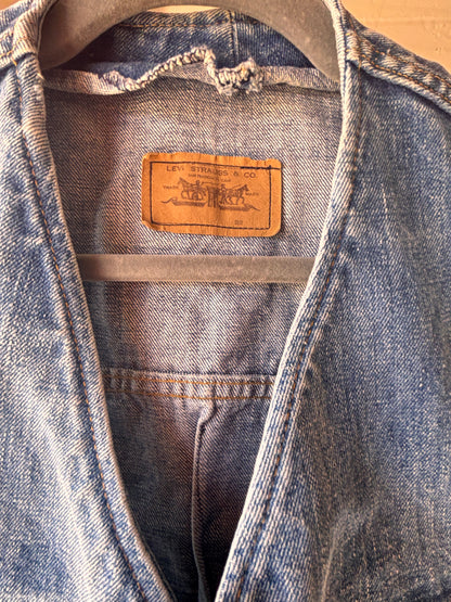 Gilet vintage en laine brodée SGDN – Style bohème western