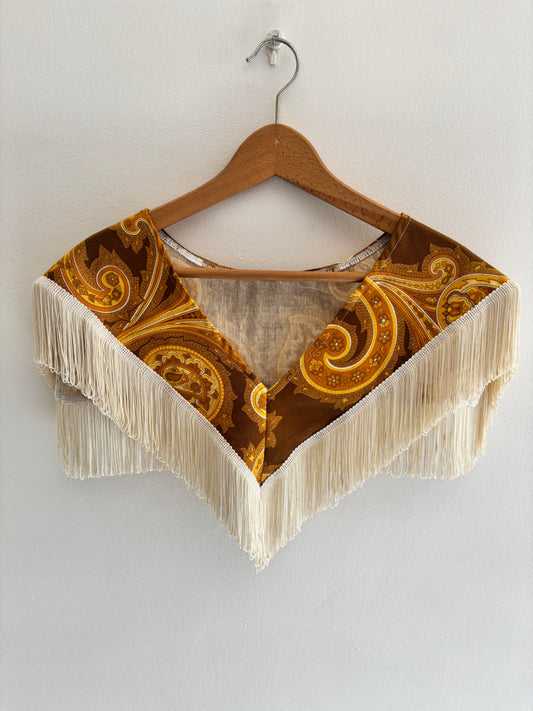 I'd [re]Wear That - Paisley Fringe Western Style Collar