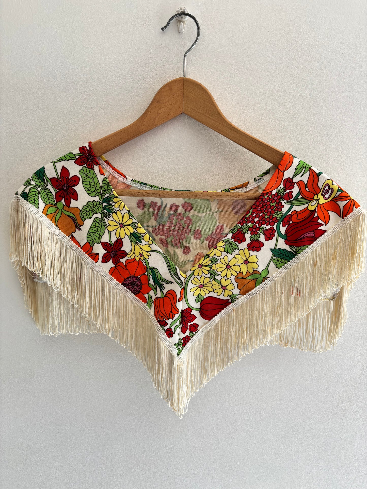 I'd [re]Wear That - Vintage Liberty Print Fringe Collar