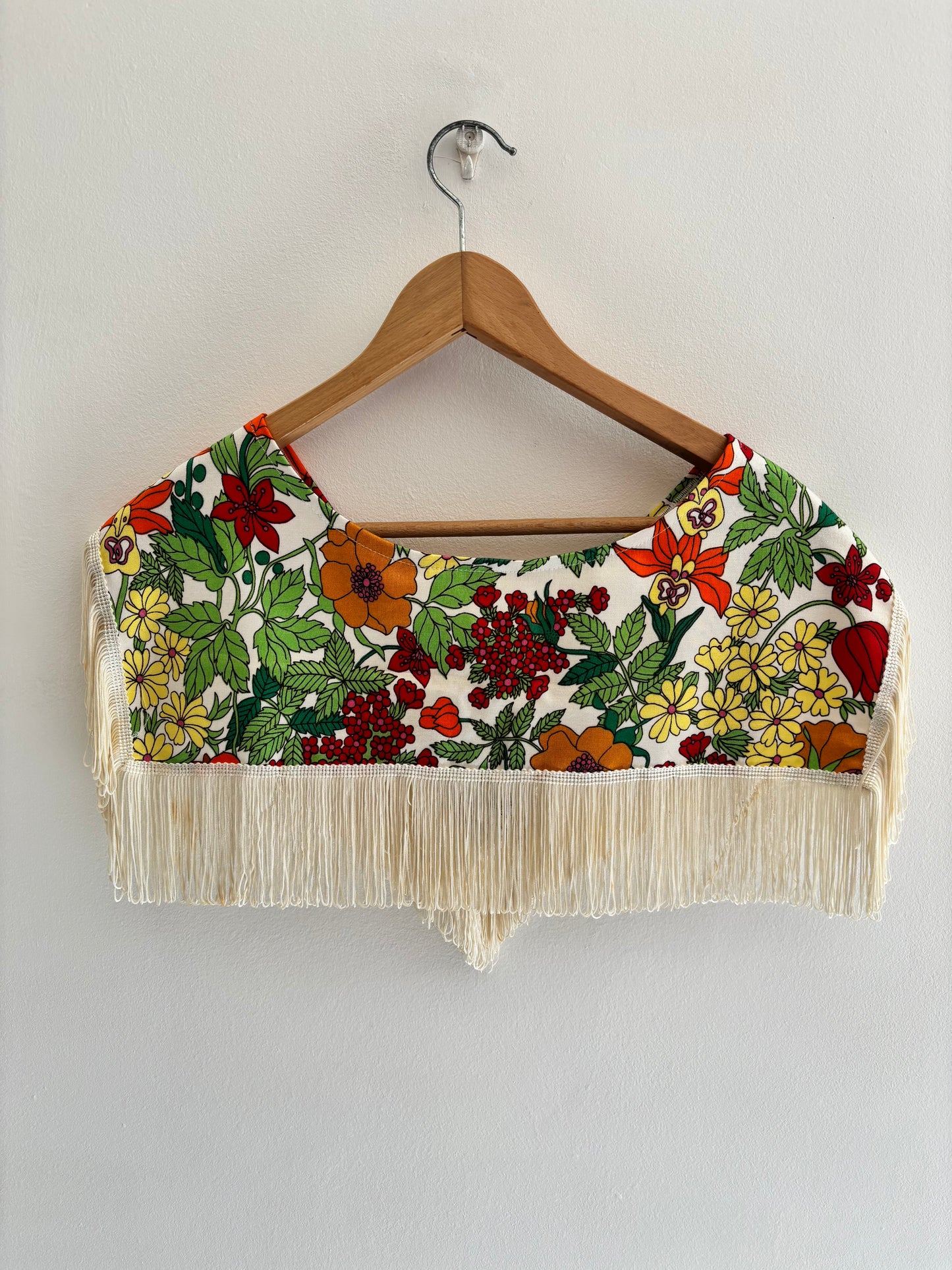 I'd [re]Wear That - Vintage Liberty Print Fringe Collar
