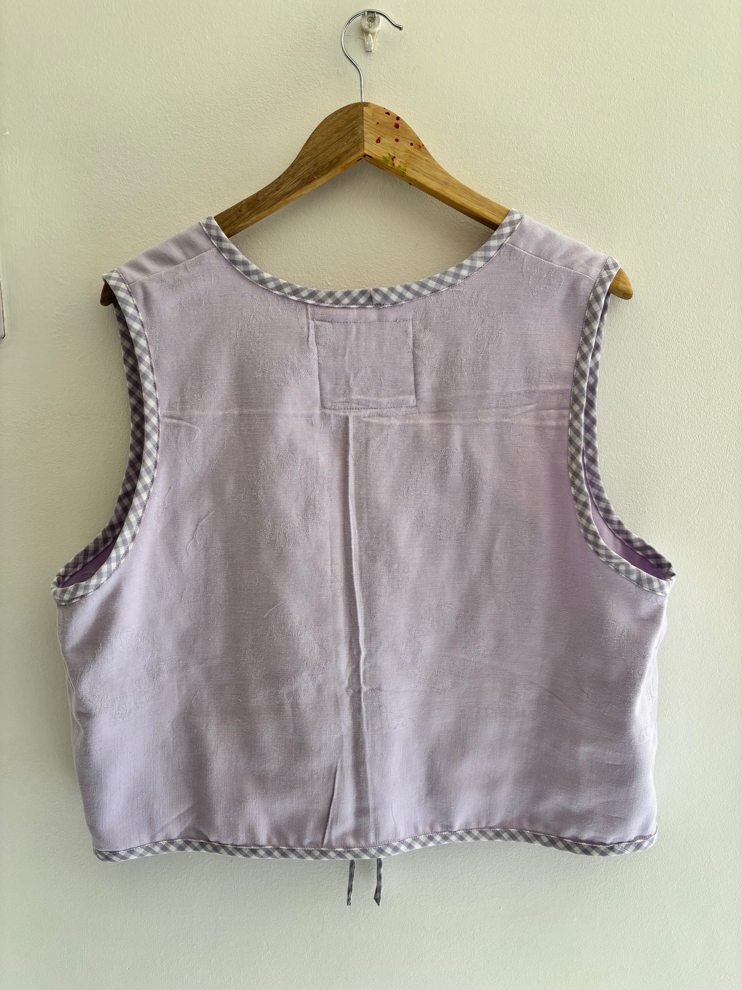 I'd [re]Wear That - Lavender Tie-Front Vest