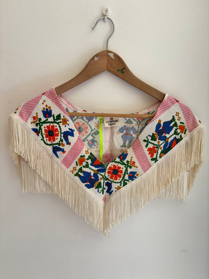 I'd [re]Wear That - Picnic Folk Fringed Collar