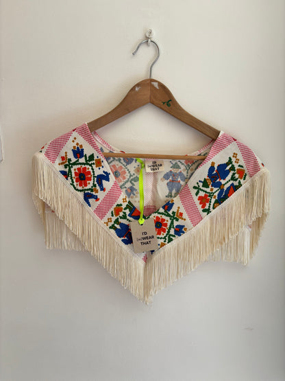 I'd [re]Wear That - Picnic Folk Fringed Collar