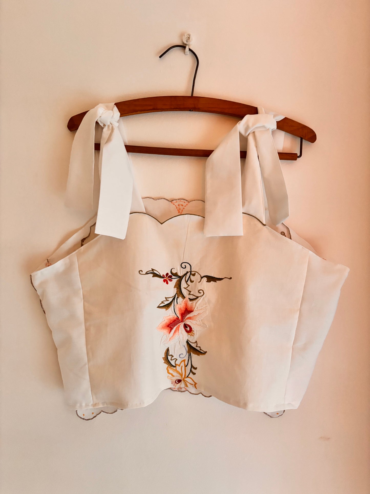 I'd [re]Wear That - Upcycled Meadow Bloom Tie-Top