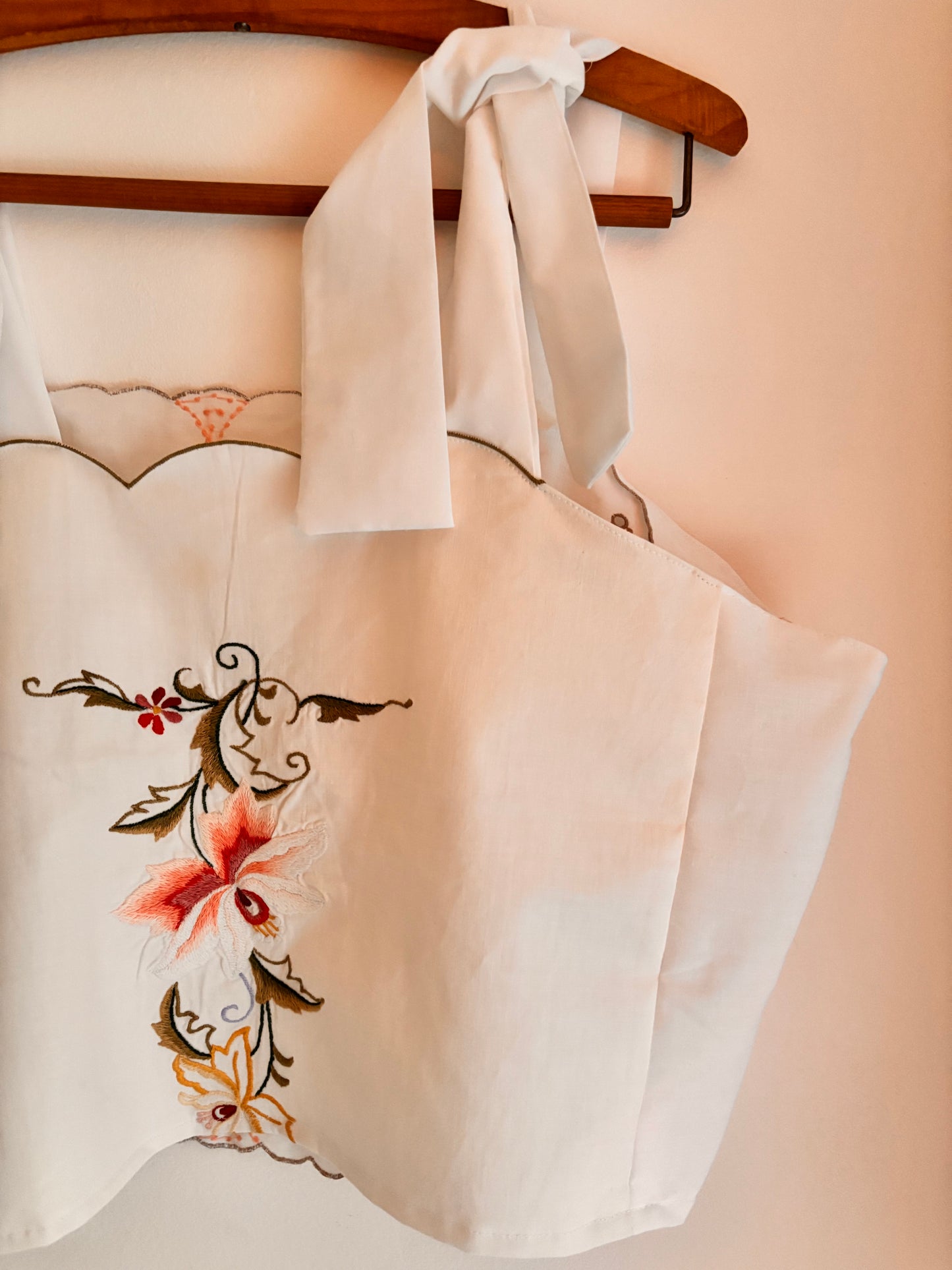 I'd [re]Wear That - Upcycled Meadow Bloom Tie-Top