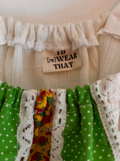 I'd [re]Wear That - Upcycled Wildberry Lace Top
